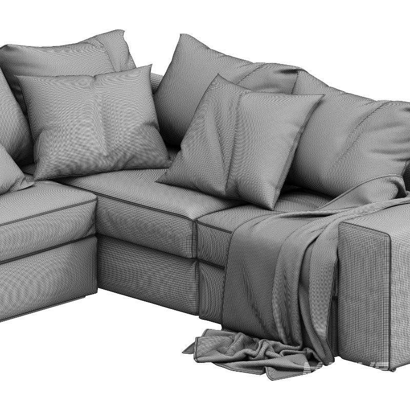 Groundpiece modular sofa by Flexform 11MXB - Image 4