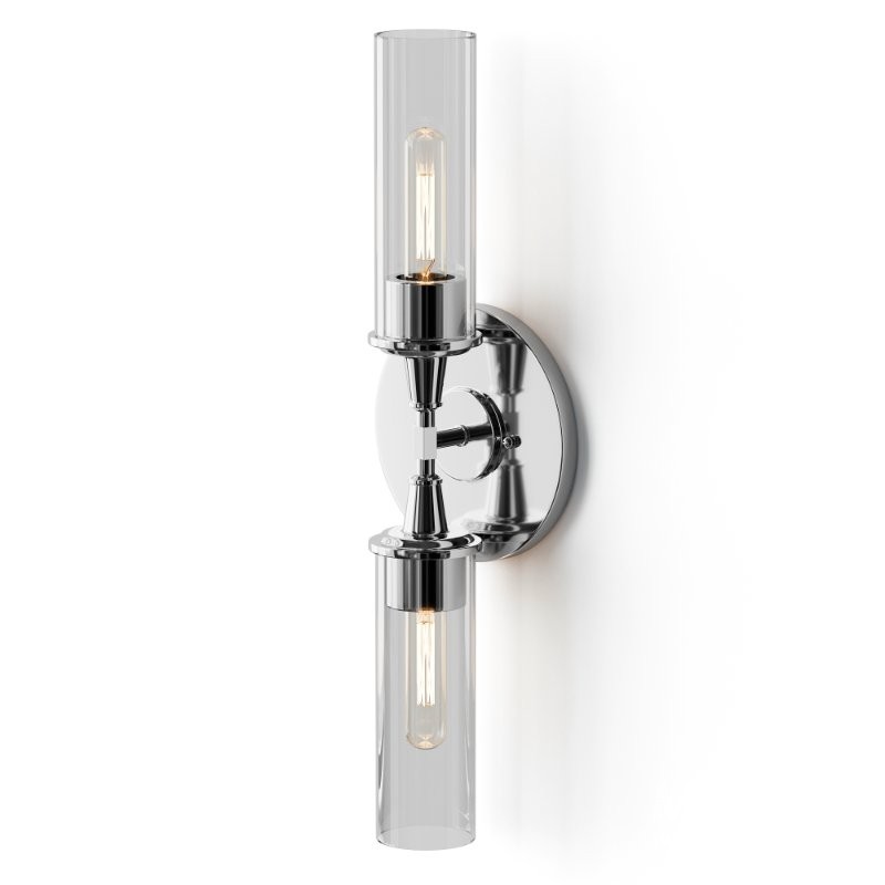 Double Bullet Glass Sconce - Image 4