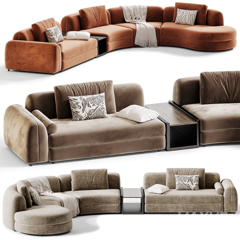 Edo Sofa Arflex 02 - Image 3