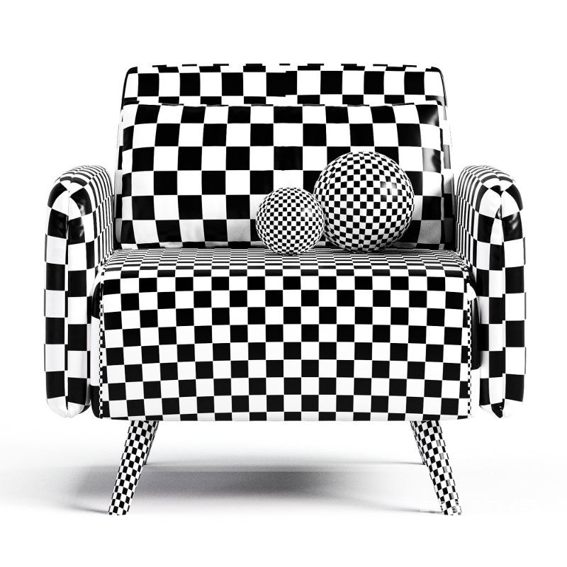 Fotoliu pat Kusken Velvet Yellow - Image 5