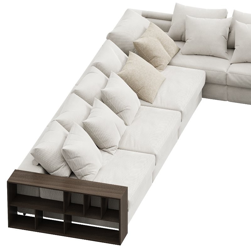 Groundpiece modular sofa by Flexform 11MXB Large - Image 1