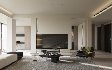 Modern living room and dining room interior scene - Thumbnail 1