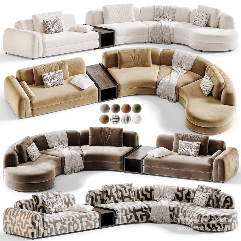 Edo Sofa Arflex 02 - Image 2