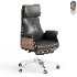 Back Adjustable Swivel Black Executive Chair - Thumbnail 5
