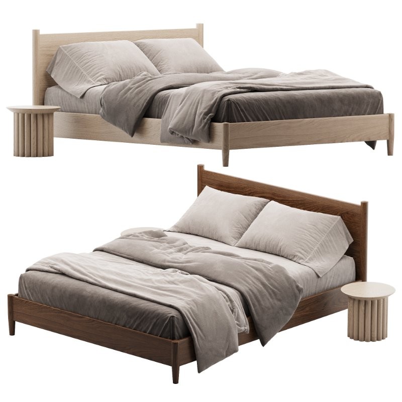 Arched Bed Caramel - Image 1