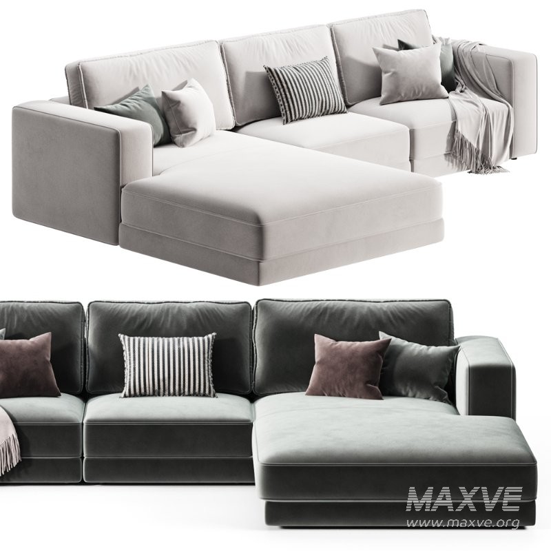 Noora Modular Sofa_with Chaise Longue - Image 4