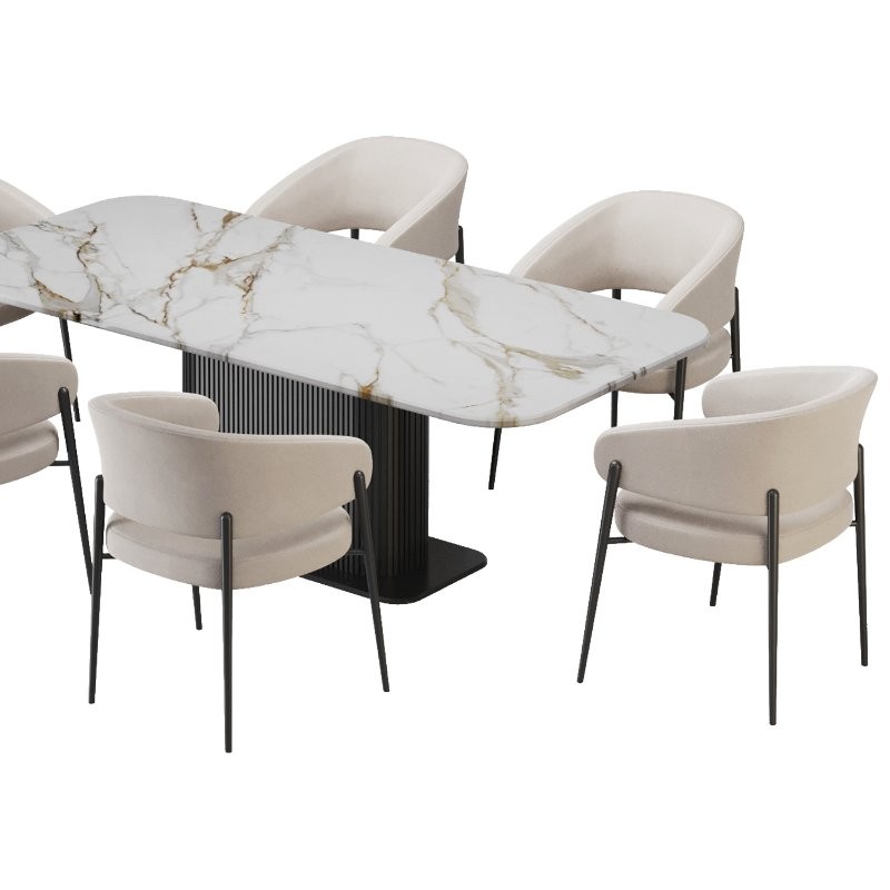Dinning chair and table330 - Image 2