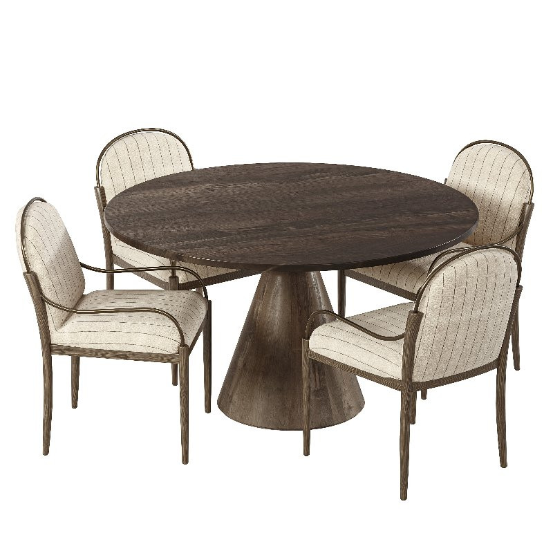 Demi Dining Chair and Bronx Dining Table - Image 2
