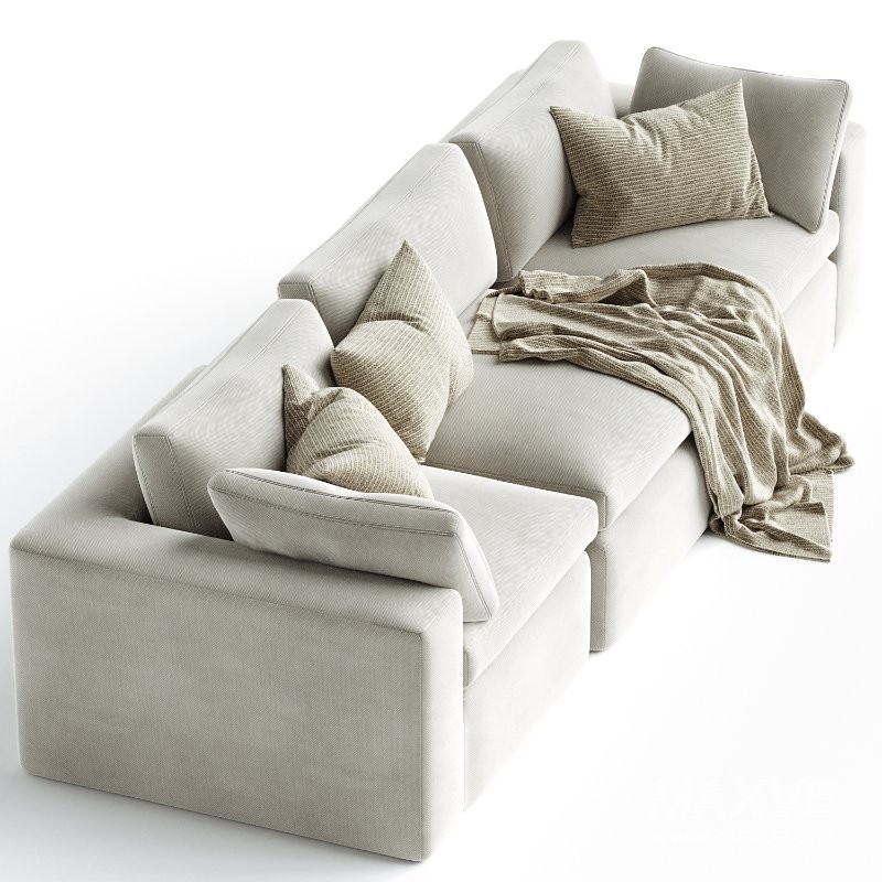 Dream Navy Sectional Sofa Combination 02 - Image 1