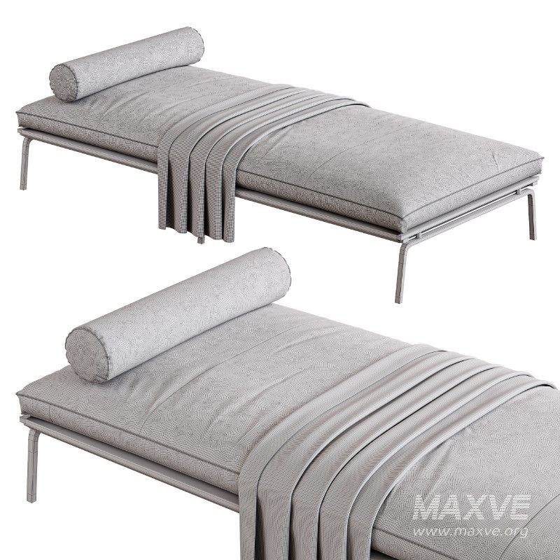 Upholstered Leather Day Bed - Image 5