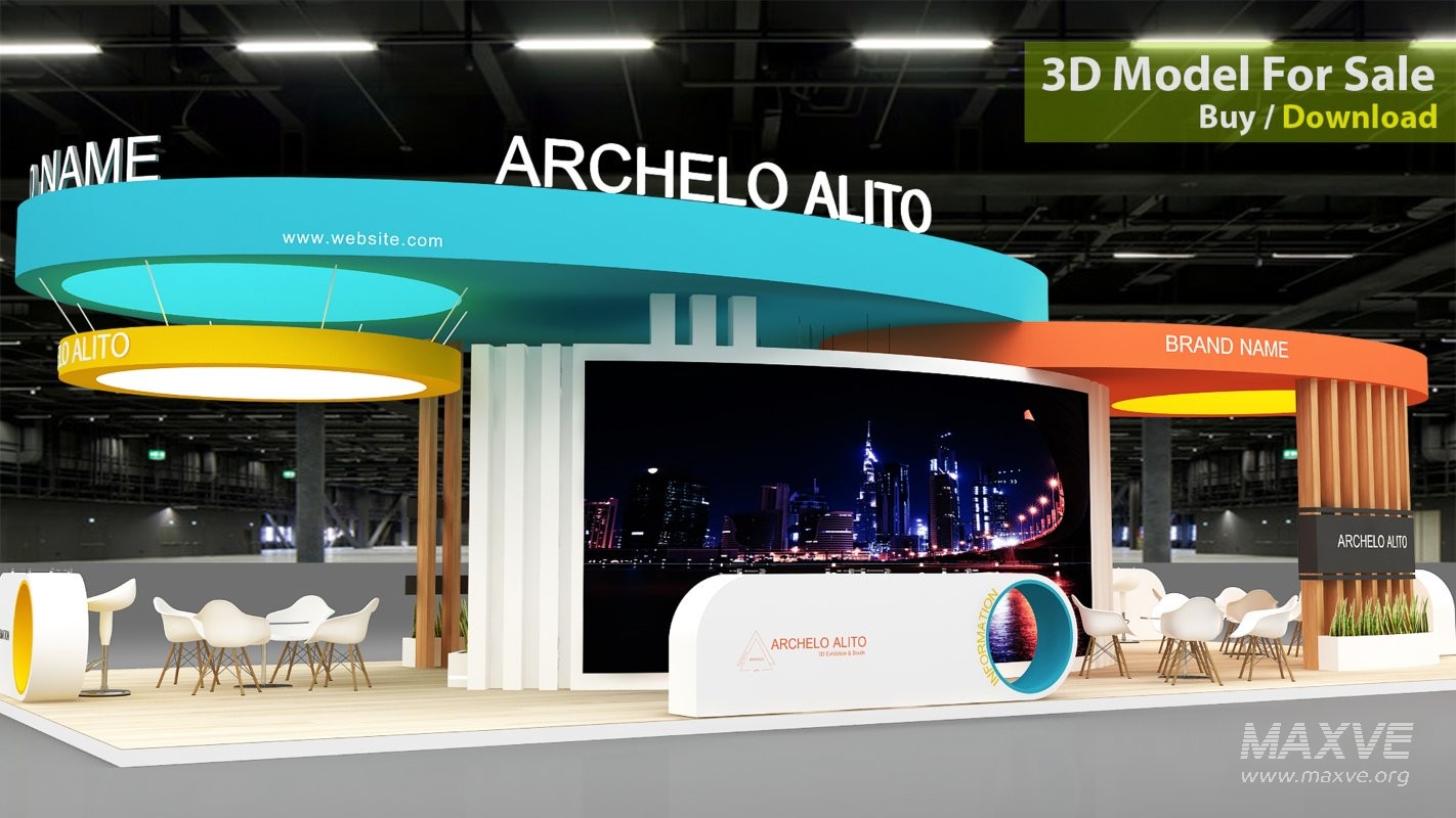 modern exhibition 3d - Image 5