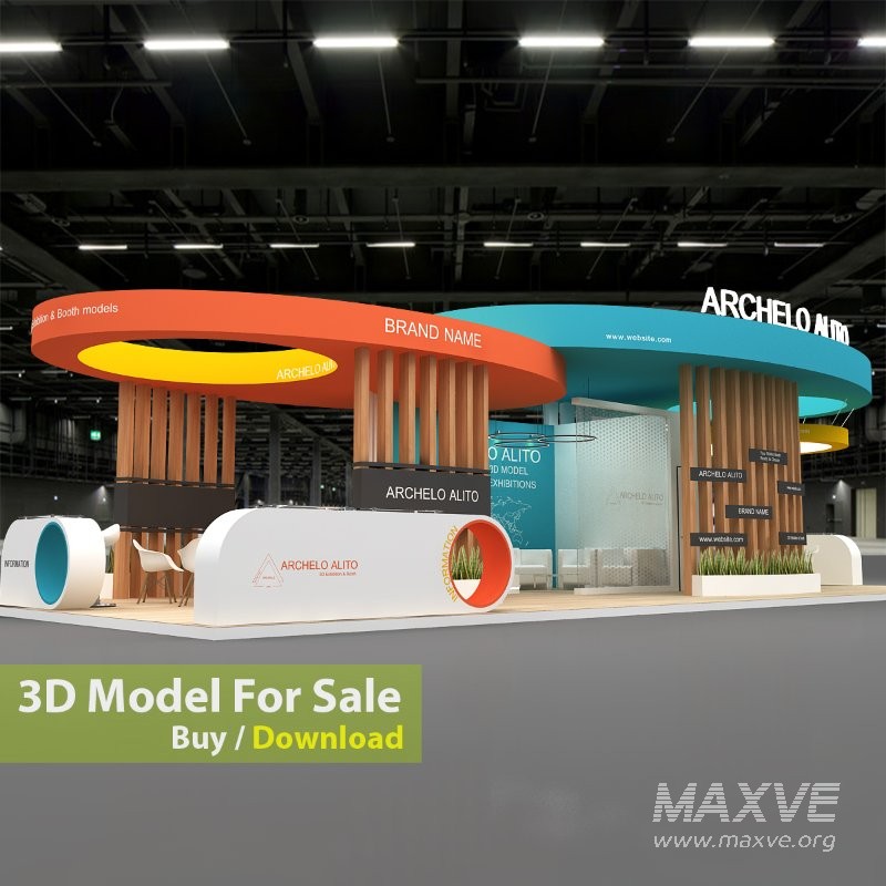 modern exhibition 3d - Image 1