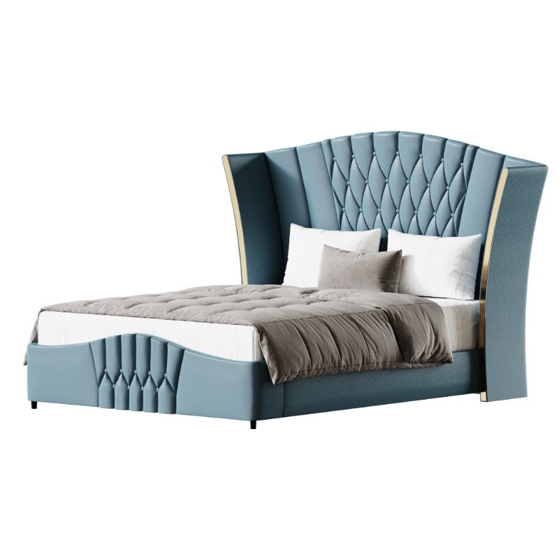 Aahed Modern Camerone Upholstered Bed - Image 3