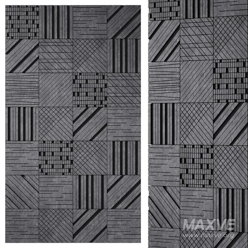 Decorative Panel 3D ART RELIEF 182 - Image 1