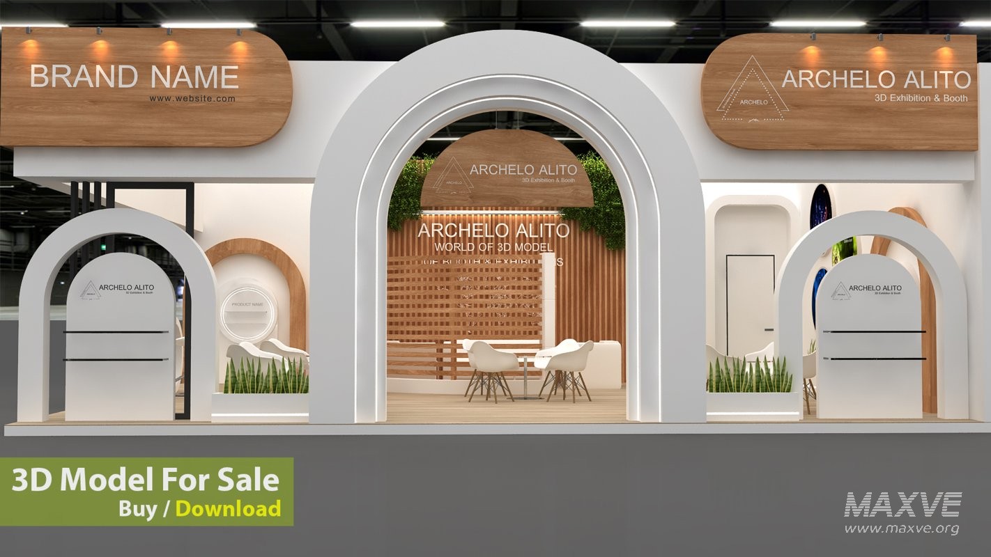 modern booth exhibition - Image 1