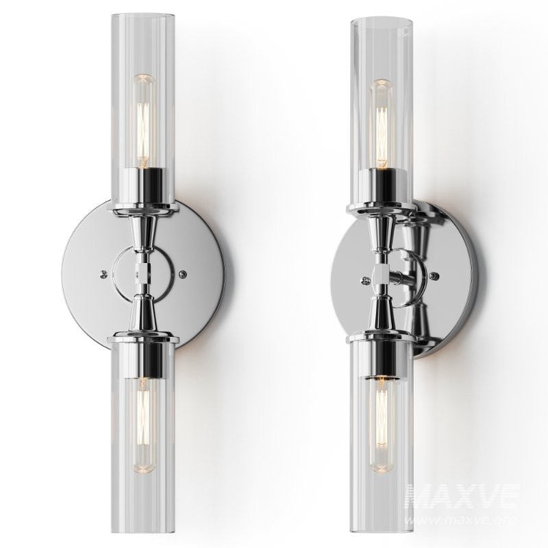 Double Bullet Glass Sconce - Image 5