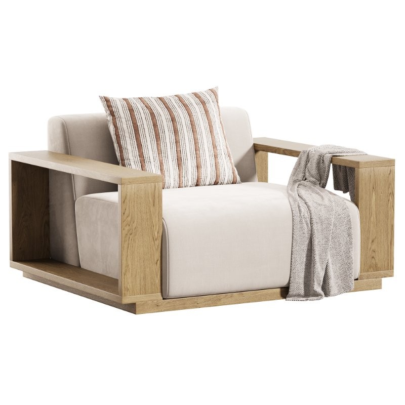 Branford Outdoor Chair – Ellor Beige - Image 1