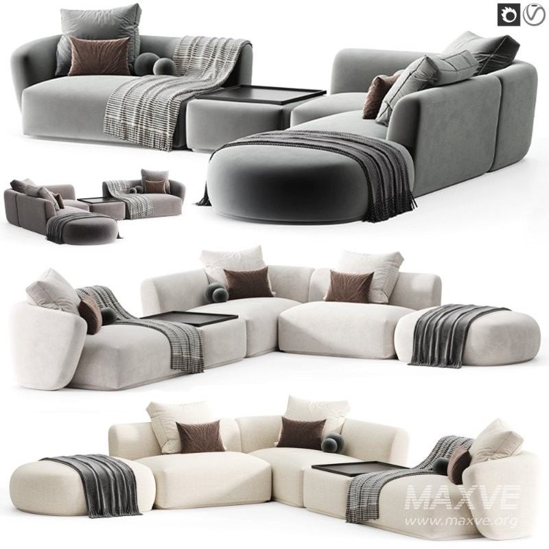 Corner modular sofa Fabro - Image 1