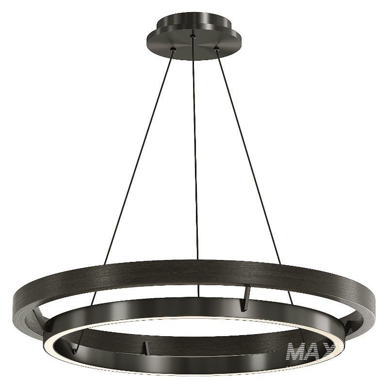 Weathered Oak LED Pendant Light - Image 1
