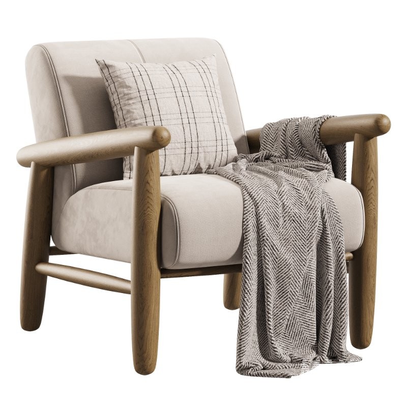 Oaklynn Leather Armchair - Image 1