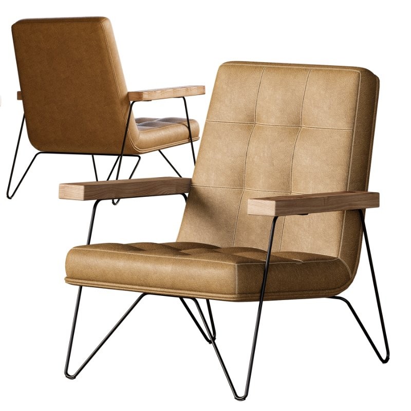 Zeus Leather Armchair - Image 1