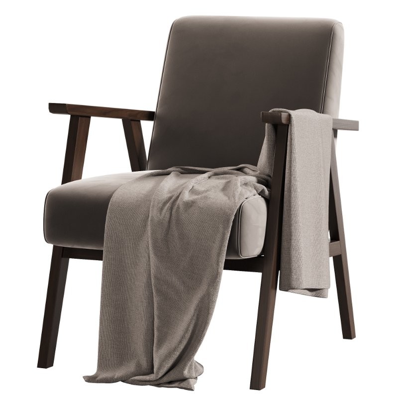Ebbe Ecru Linen Armchair - Image 3