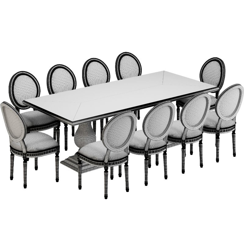 Dinning chair and table323 - Image 3