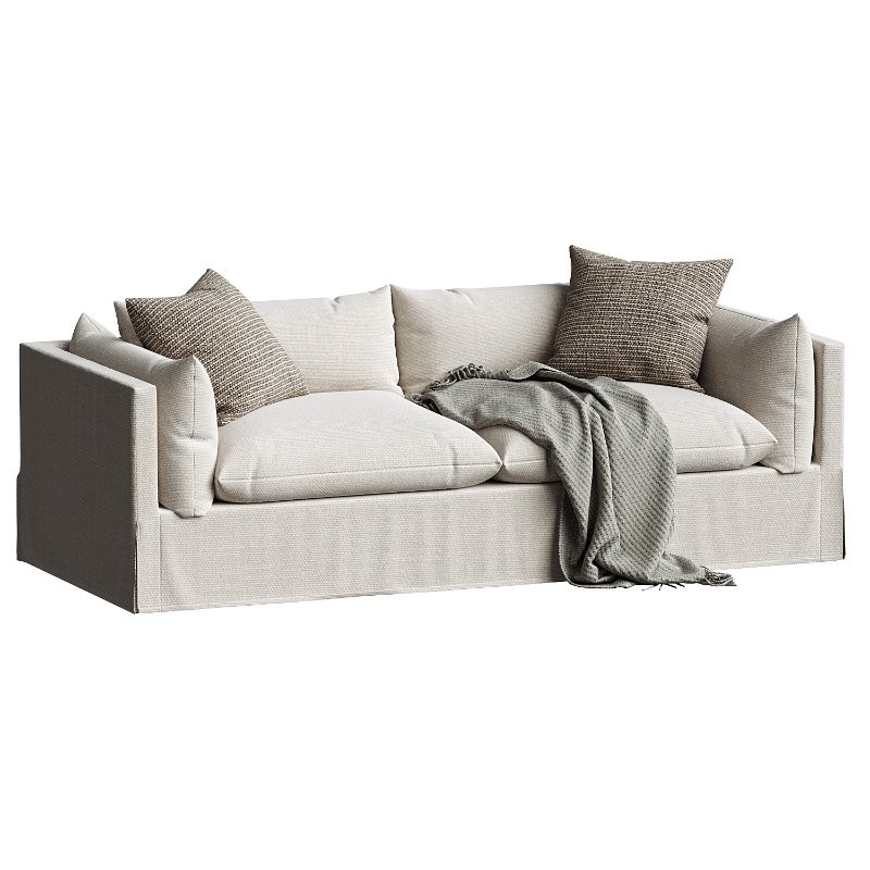 Four Hands Habitat Slipcovered Sofa - Image 2