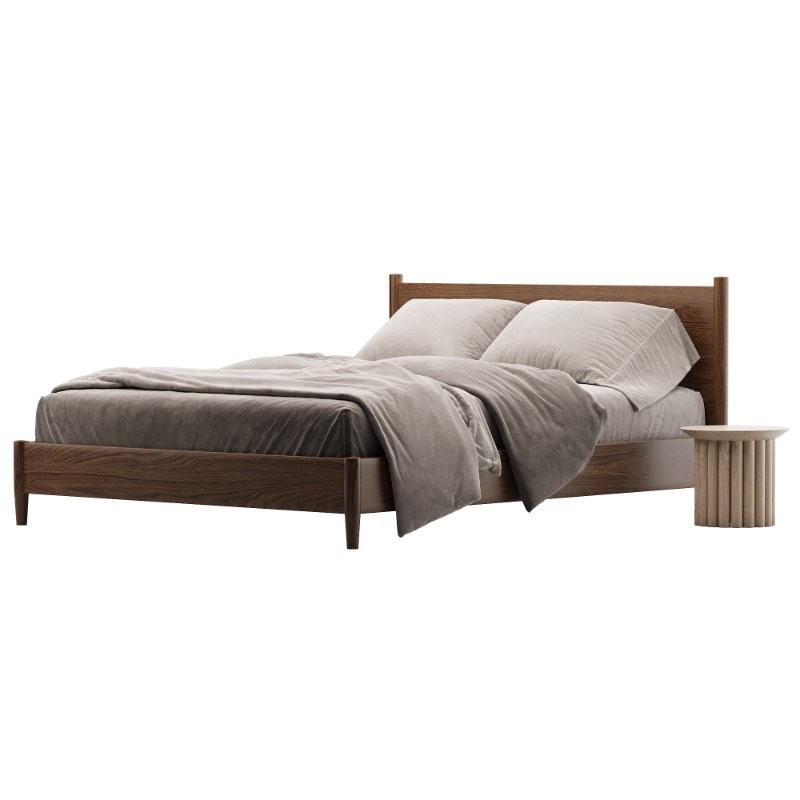 Arched Bed Caramel - Image 4