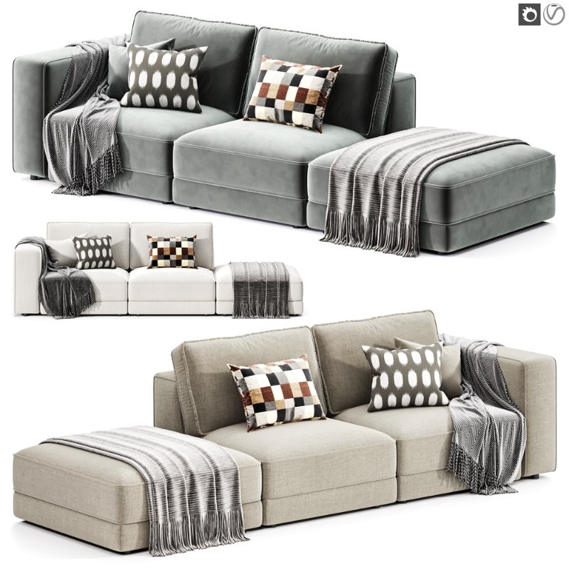 Noora 3 Modules w. open end by Bolia - Image 2