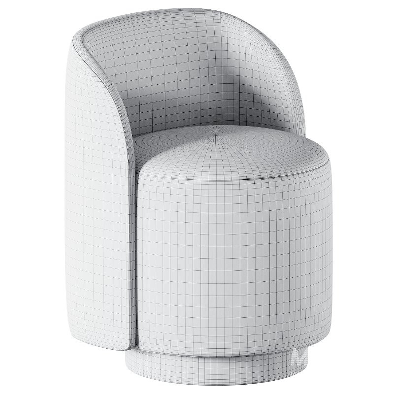 Dig It Second Firing fabric Dark Reflex Armchair - Image 3