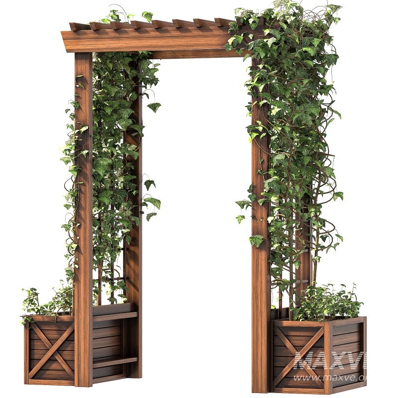 Wooden Garden Arbor - Image 3