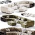 Biscuit Sectional Modular Sofa - Thumbnail 4
