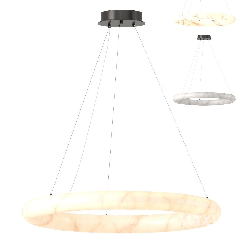 Claire Chandelier M Alabaster - Image 1