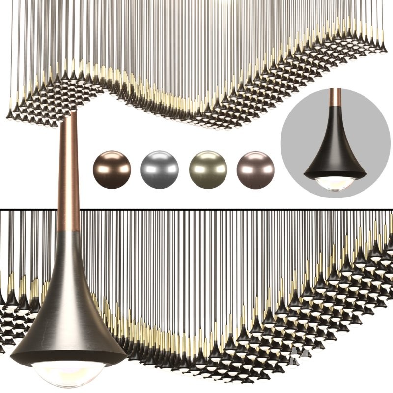 Rain chandelier01 - Image 1