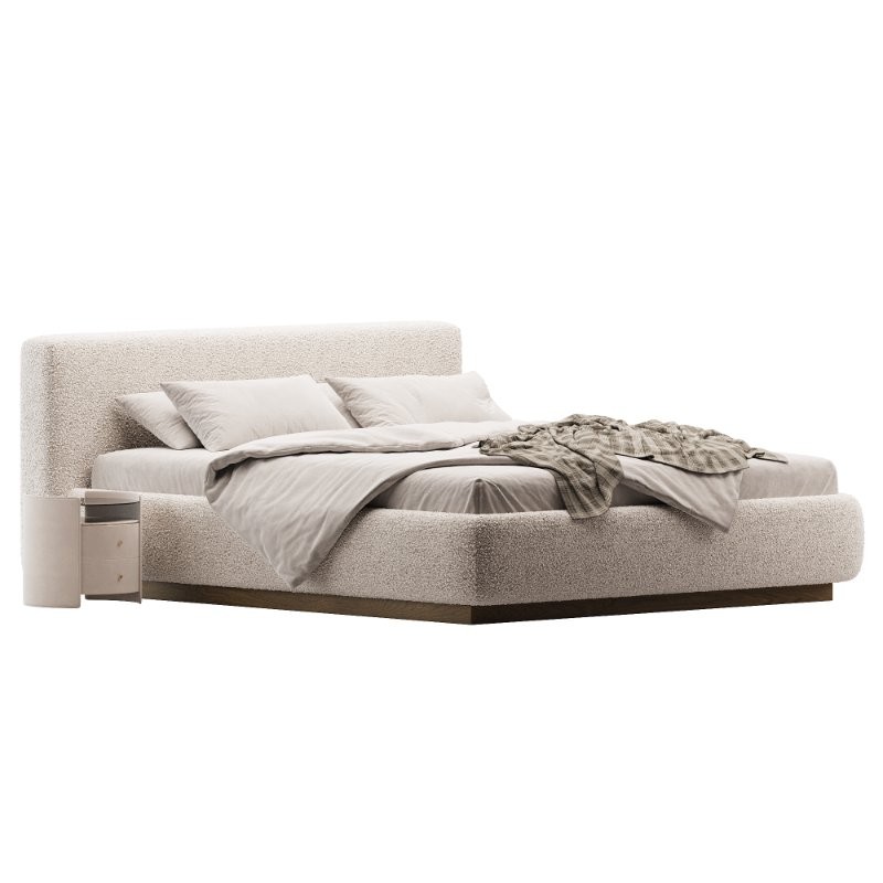 Gather Ivory Upholstered King Bed - Image 3