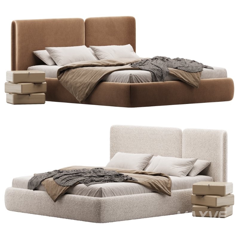 Lit coffre avec sommier relevable Molona - Image 1