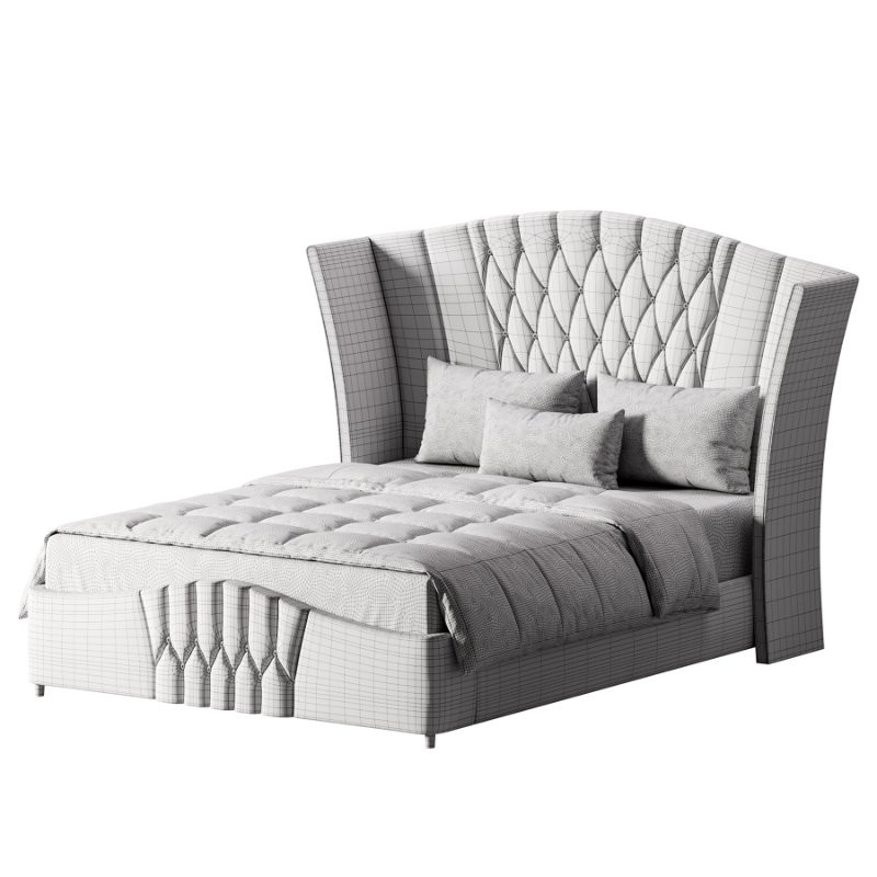 Aahed Modern Camerone Upholstered Bed - Image 8