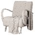 Armchair by Jindrich Halabala - Thumbnail 7
