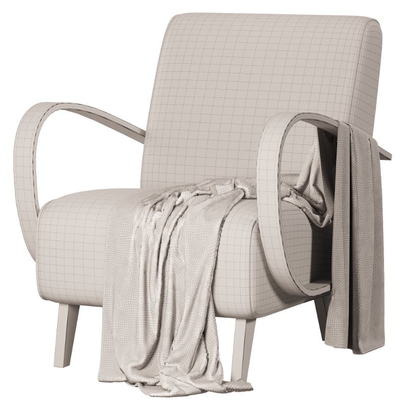 Armchair by Jindrich Halabala - Image 7
