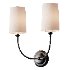 Modern Charleston Sconce – 2 Light - Thumbnail 8