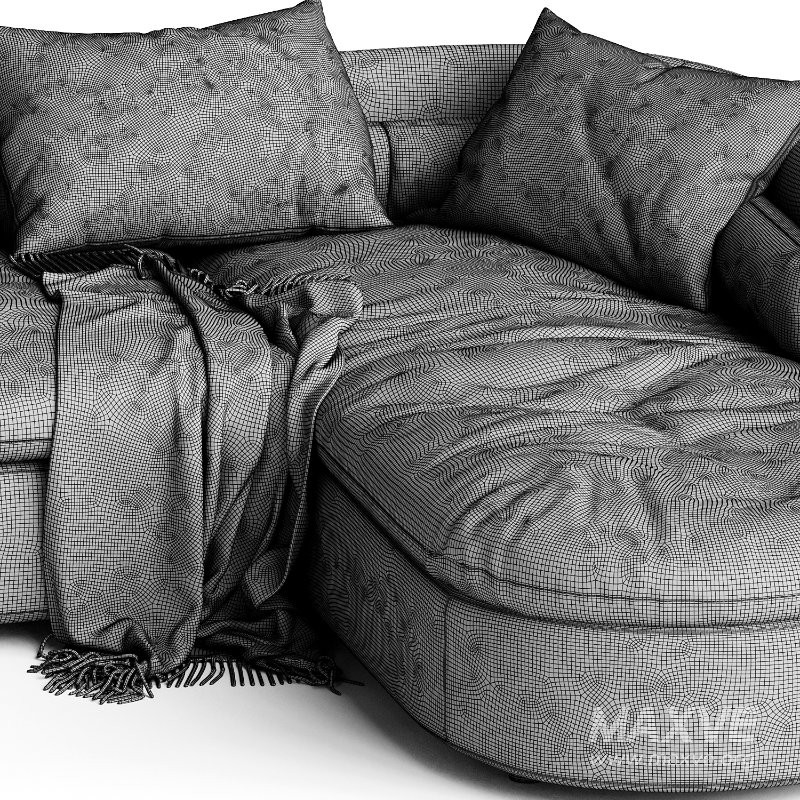 Group sectional sofa system Philippe Malouin SCP - Image 2