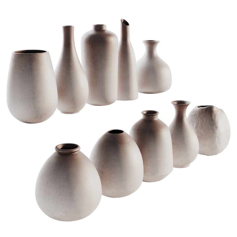 Vases Decor Set 04 - Image 7