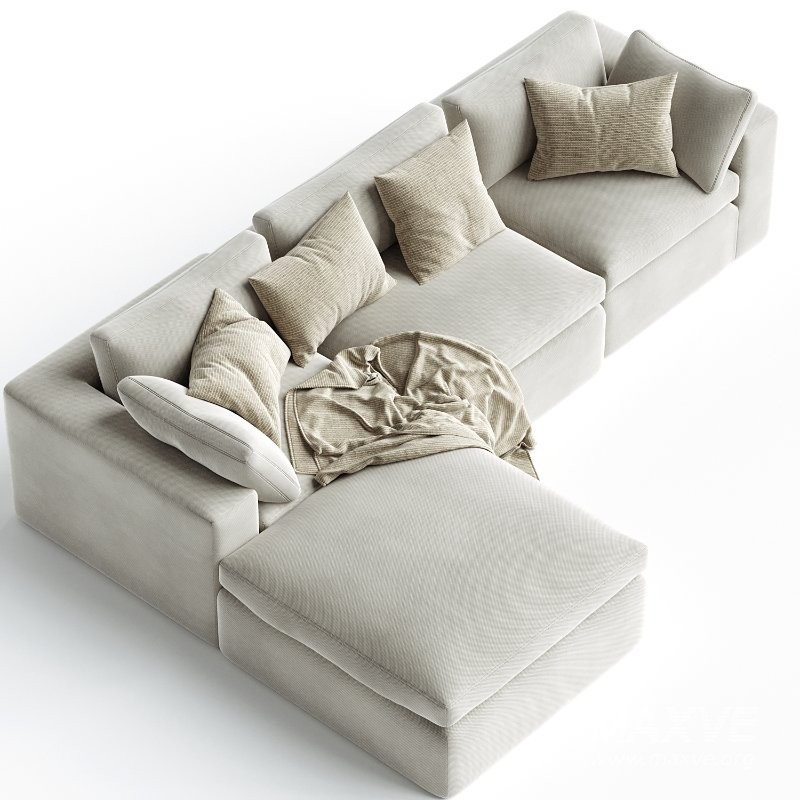 Dream Navy Sectional Sofa Combination 01 - Image 1