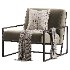 Bo Fabric Lounge Chair - Thumbnail 3