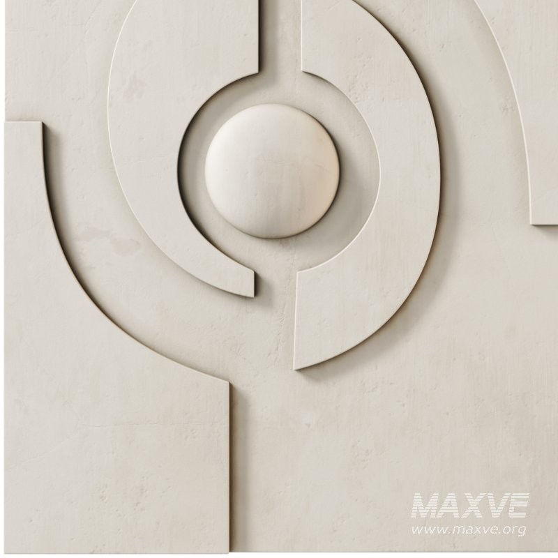 Decorative 3D Art Relief Panel 69 - Image 2