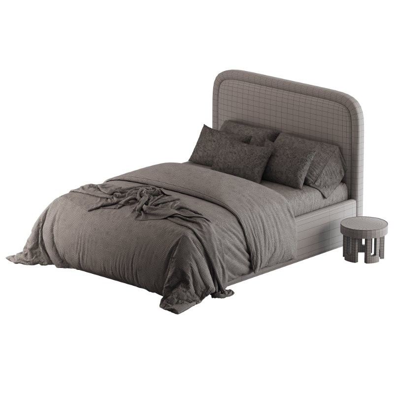 Arched Bed Caramel - Image 6