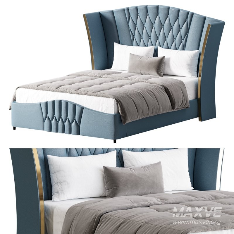 Aahed Modern Camerone Upholstered Bed - Image 1