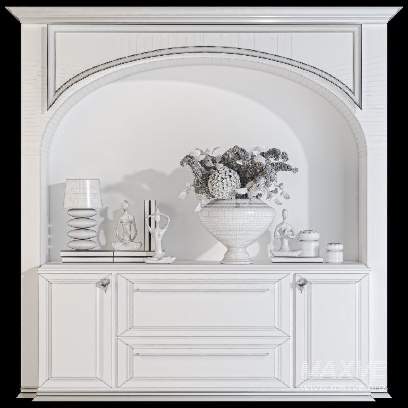 Antique Elegance Buffet 011 - Image 5
