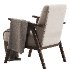 Ebbe Ecru Linen Armchair - Thumbnail 4